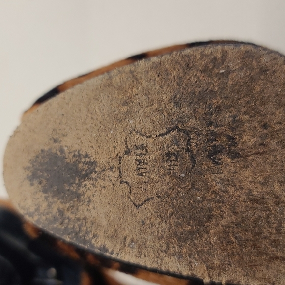 STUART Weitzman animal print leopard slingback shoes EUR 37 - Picture 10 of 12